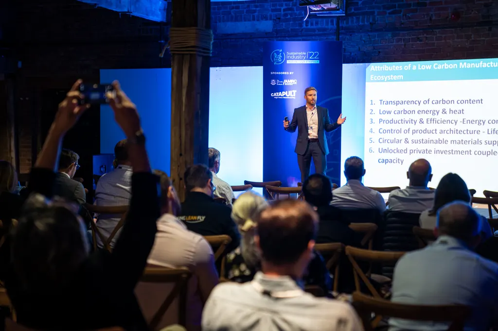 Corporate, conference, photography, at Sustainable Industry 2022, by Calum McCarron