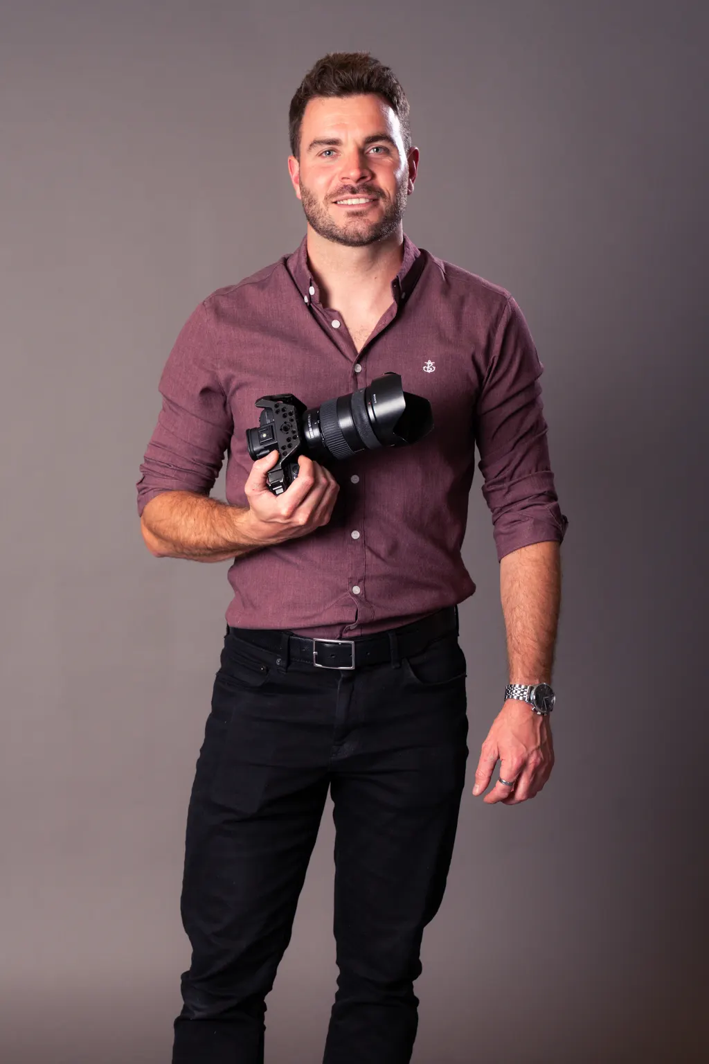 Portrait of Calum McCarron, corporate event photographer